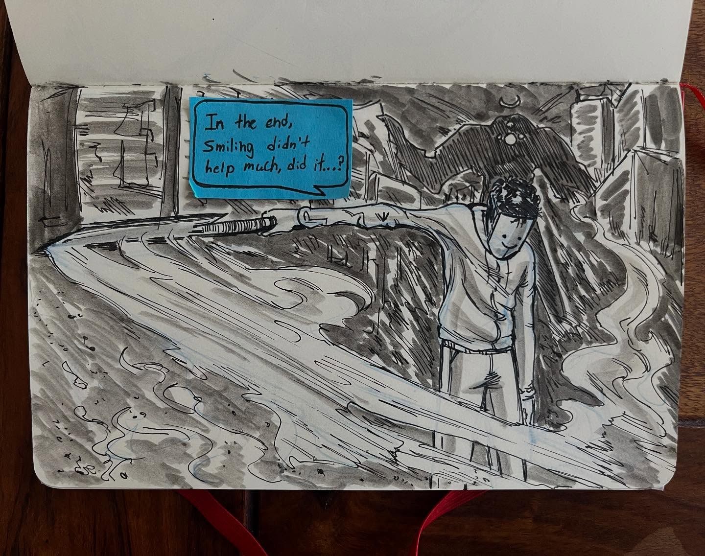 Chainsaw man movie got the juices flowing. #charactersketch #comicpanel