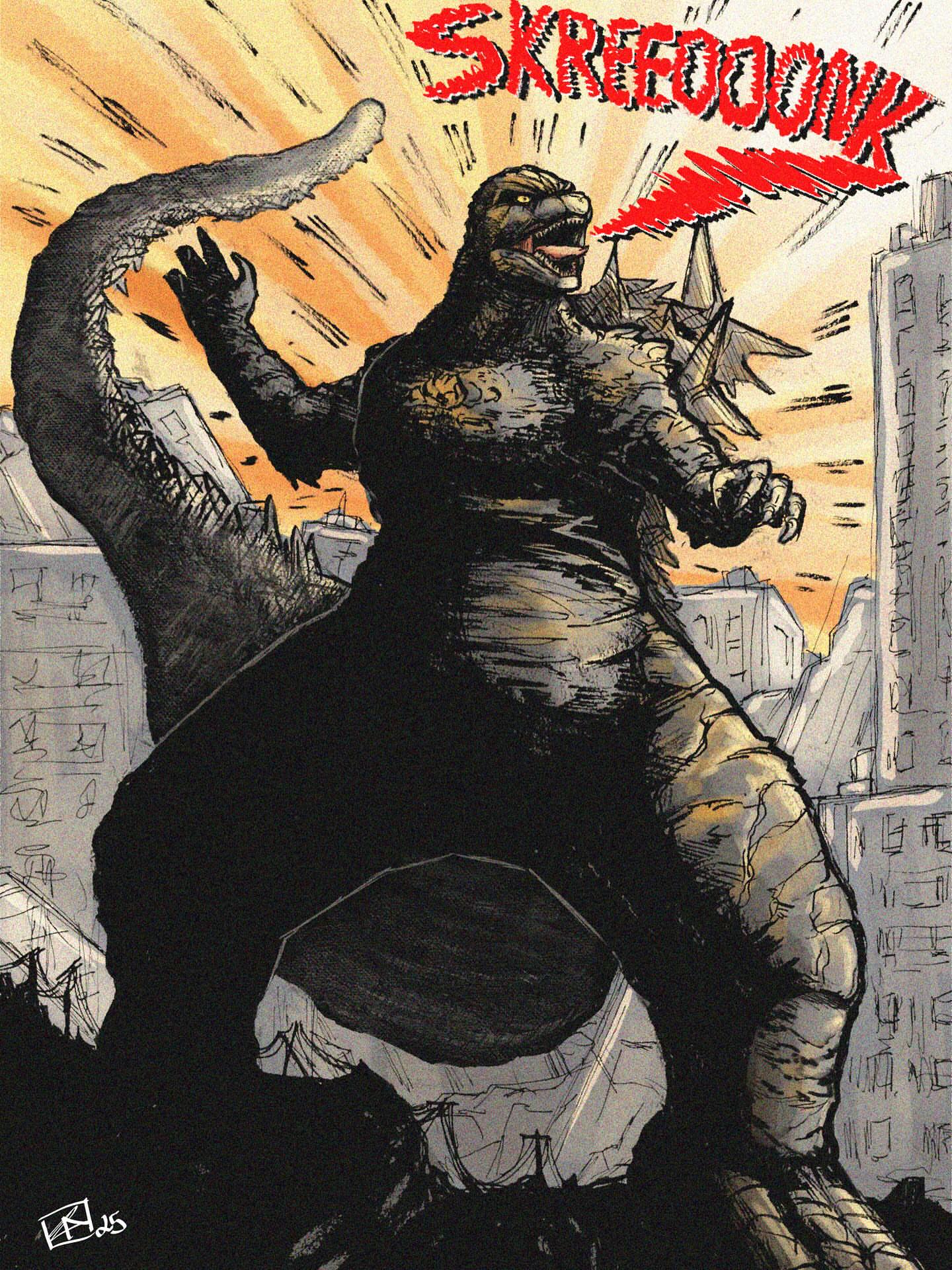 HAPPY #godzilladay2025 WOOOOO! Love this big lizard.
